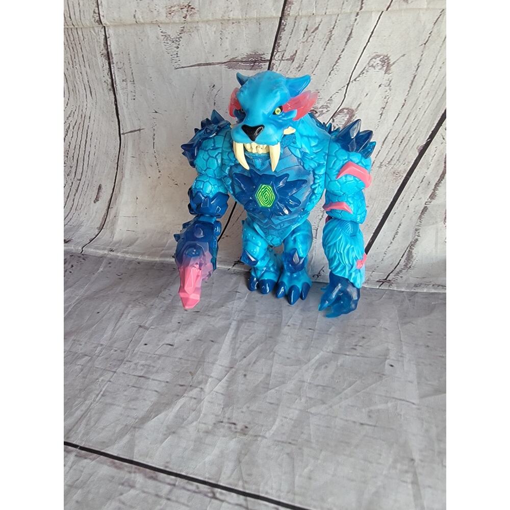 Mr Beast Lab Panther Action Figure Collector Toy Mutant Blue Pink 6.5in